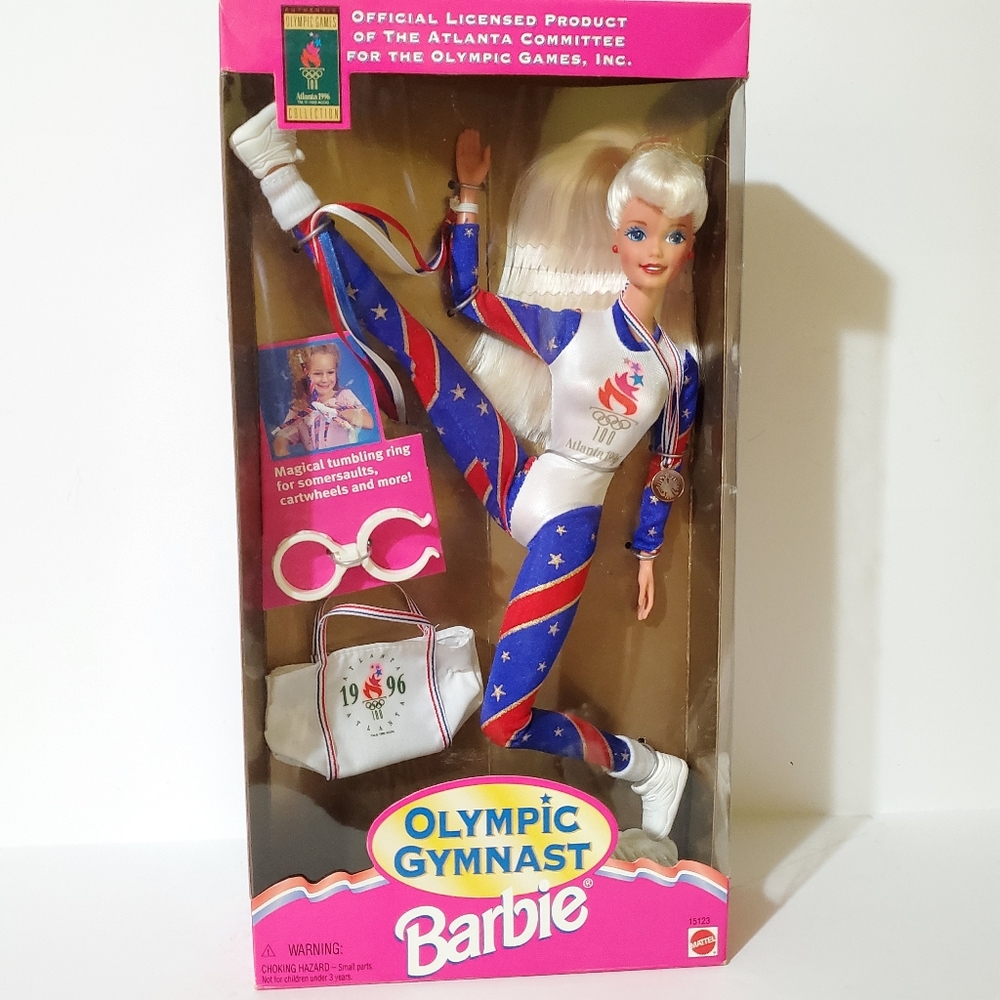 NRFB Vintage 1996 Olympic Gymnast Barbie